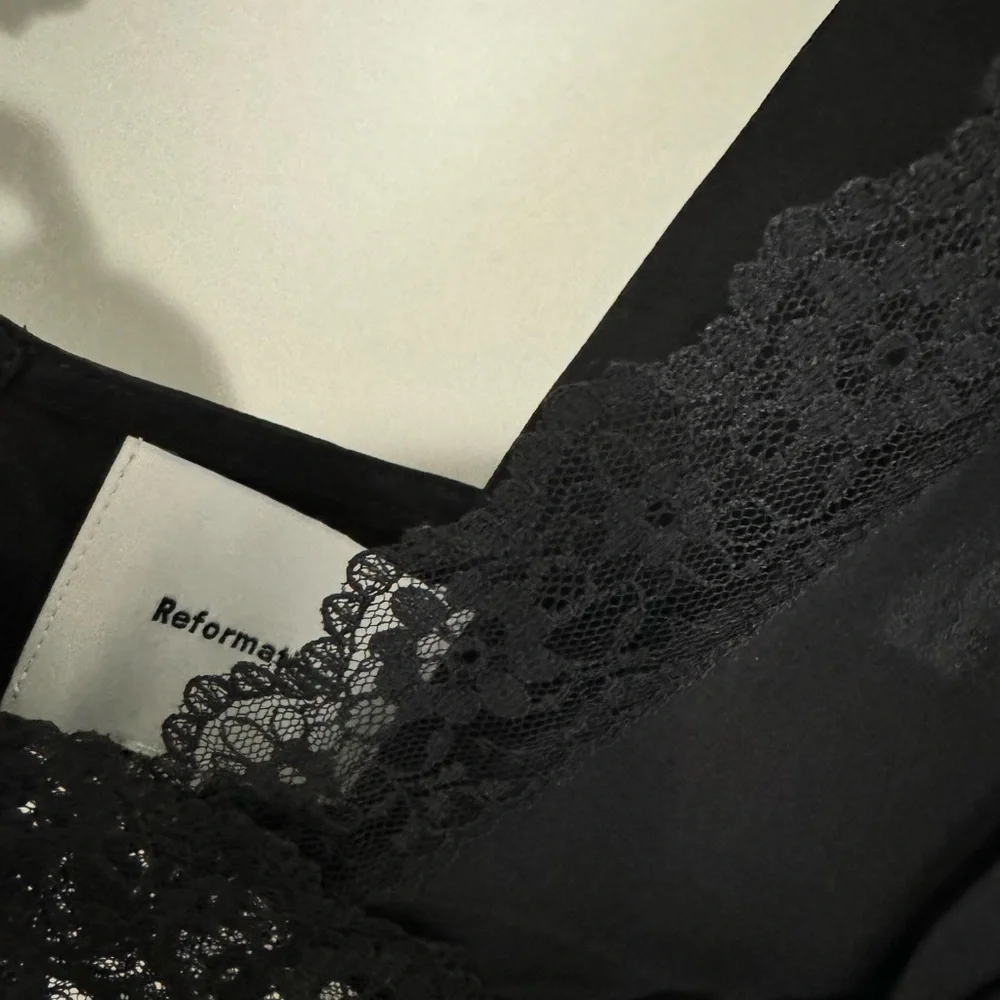 NWOT Reformation Provence Dress Black🖤 - Picture 6 of 7